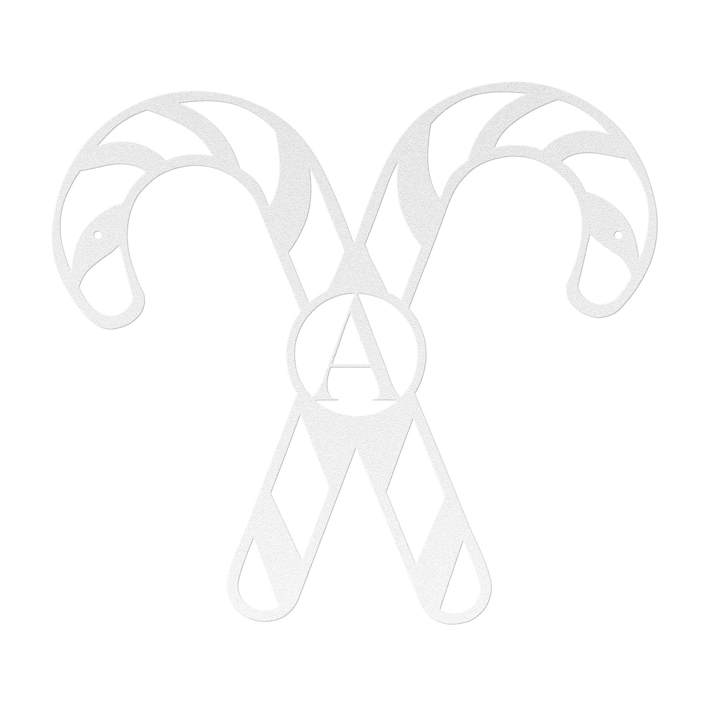 10187 - * Candy Cane Monogram Christmas Sign