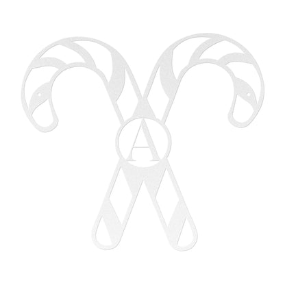 10187 - * Candy Cane Monogram Christmas Sign