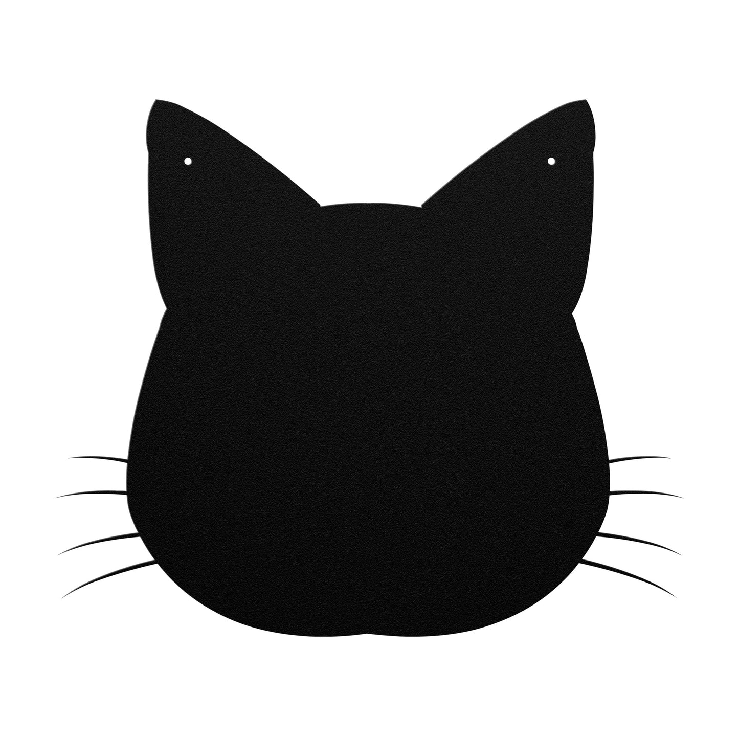 10186 - * Cat Face Silhouette Metal Sign