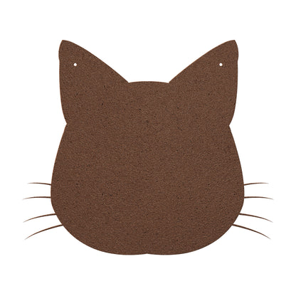 10186 - * Cat Face Silhouette Metal Sign