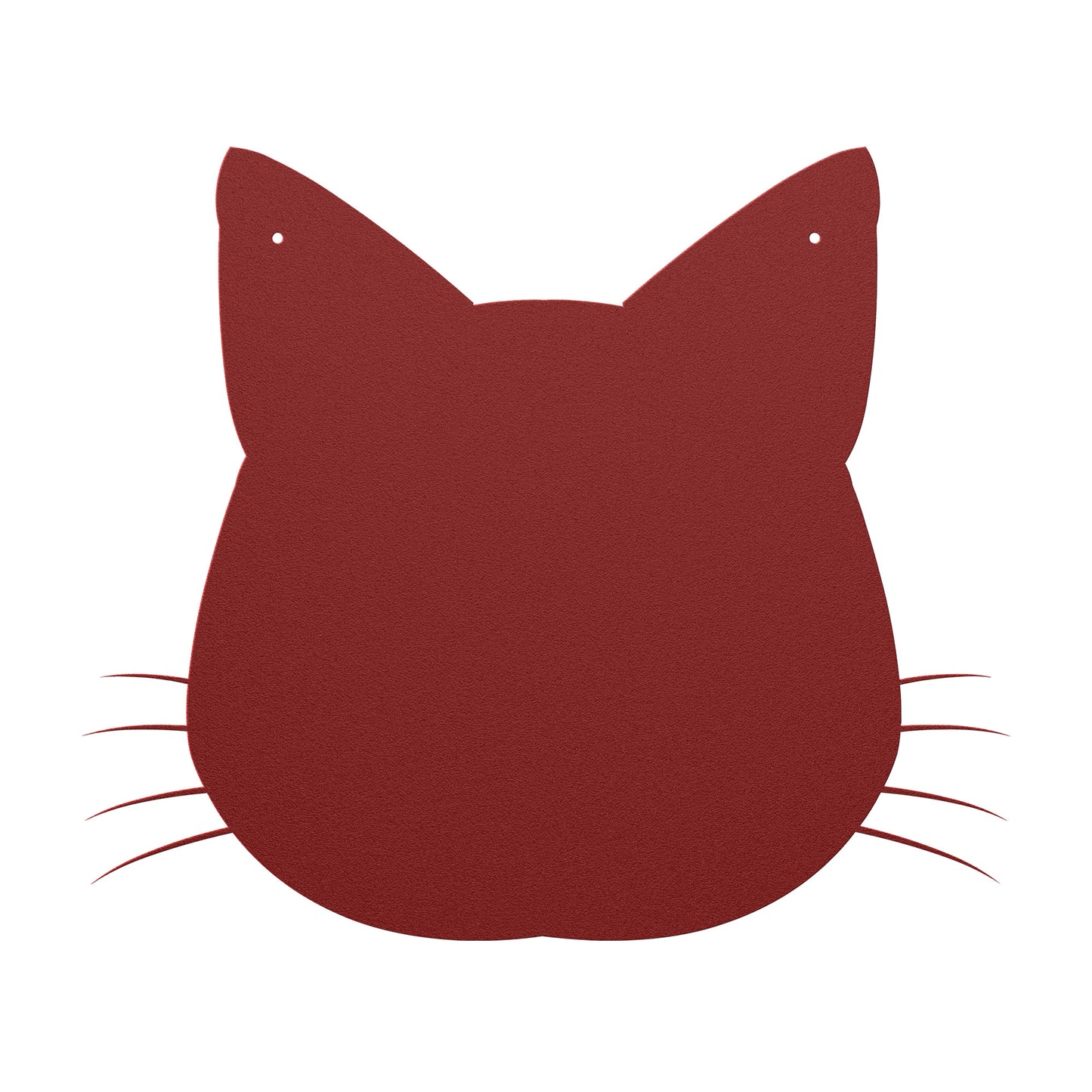 10186 - * Cat Face Silhouette Metal Sign