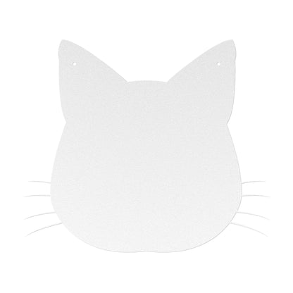 10186 - * Cat Face Silhouette Metal Sign