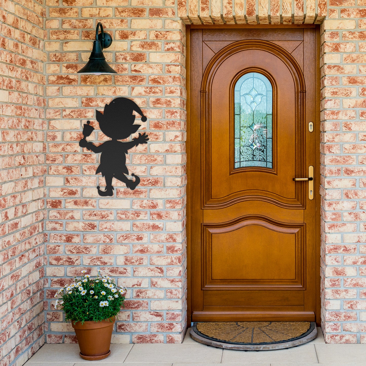 10120 - Christmas Elf Metal Wall Art