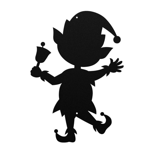 10120 - Christmas Elf Metal Wall Art