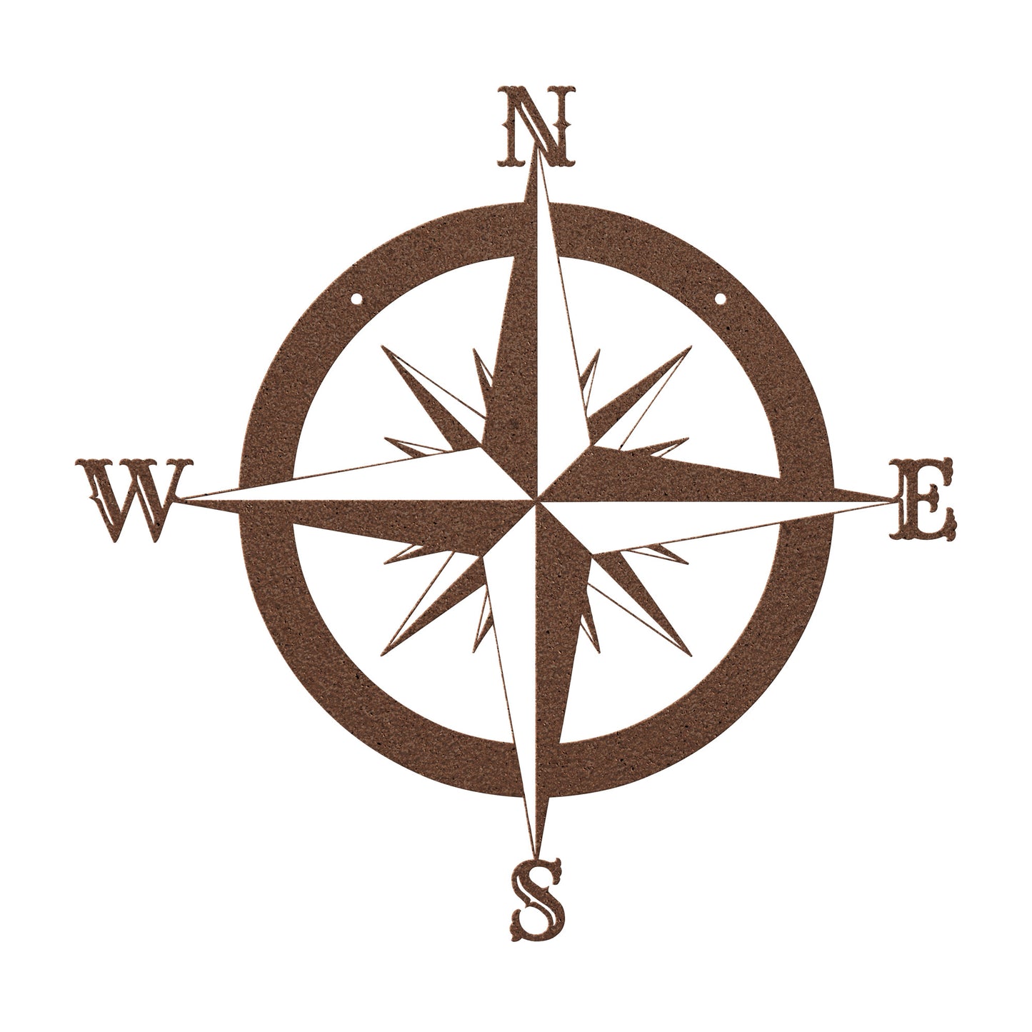 10110 - Compass Circular Metal Sign