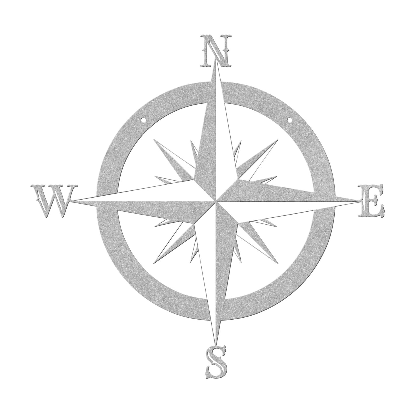 10110 - Compass Circular Metal Sign