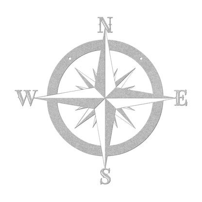 10110 - Compass Circular Metal Sign