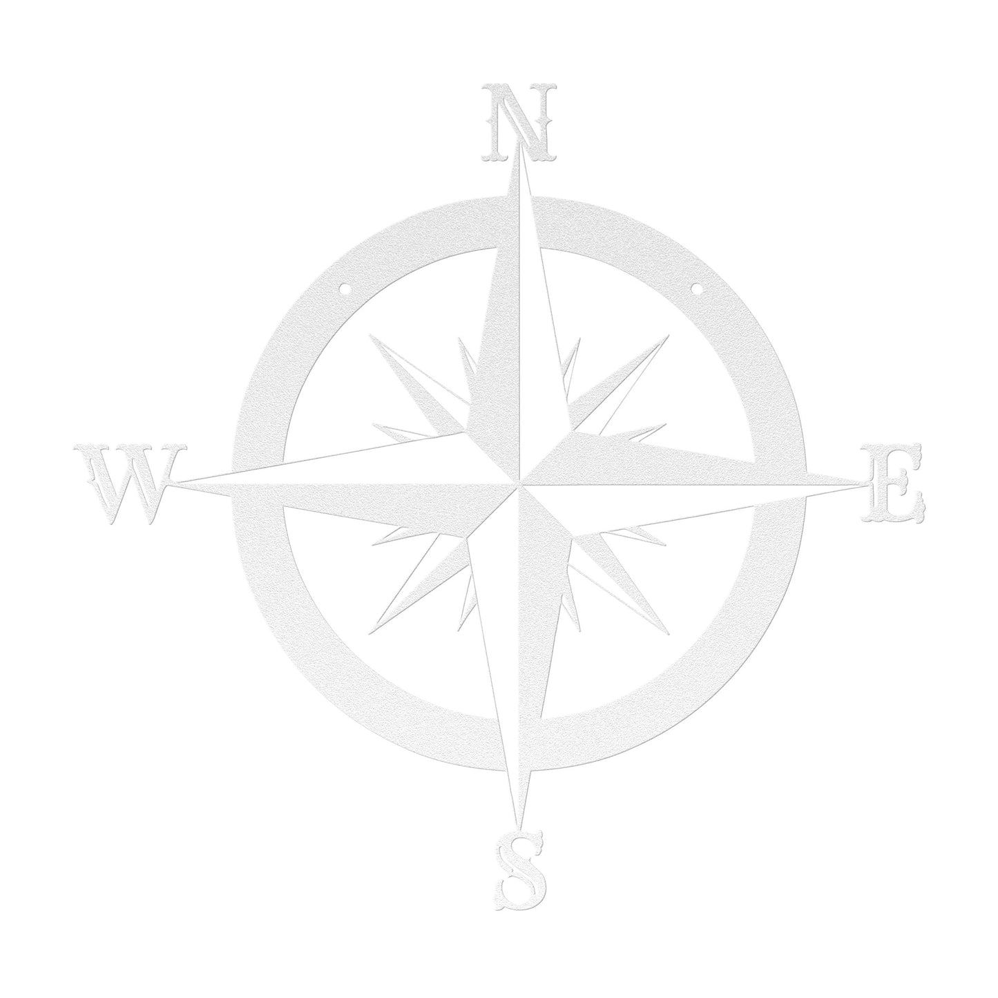 10110 - Compass Circular Metal Sign