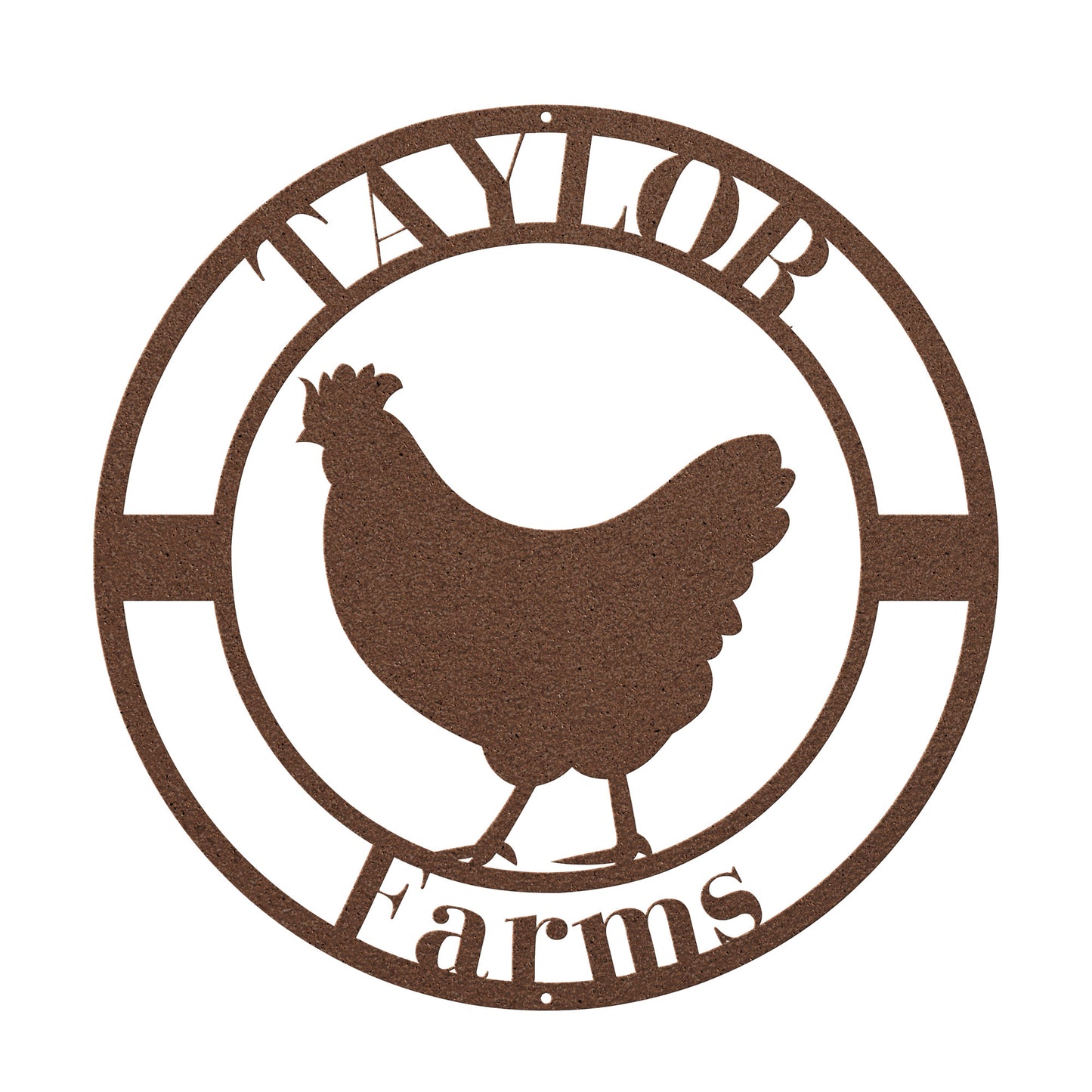 10181 - * Custom Chicken Farm Metal Sign
