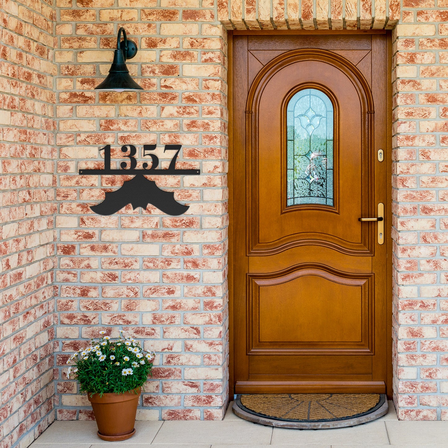 10175 - * Custom Halloween Hanging Bat Address Sign