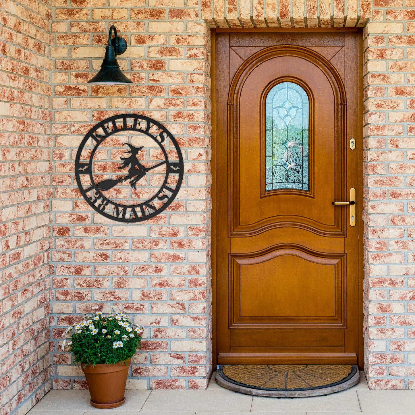 10033 - * Custom Halloween Witch Address Sign