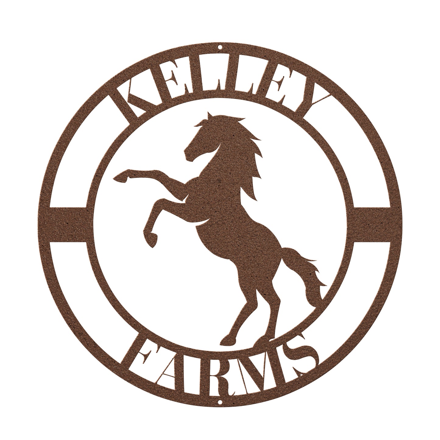 10021 - Horse Custom Farm Metal Sign