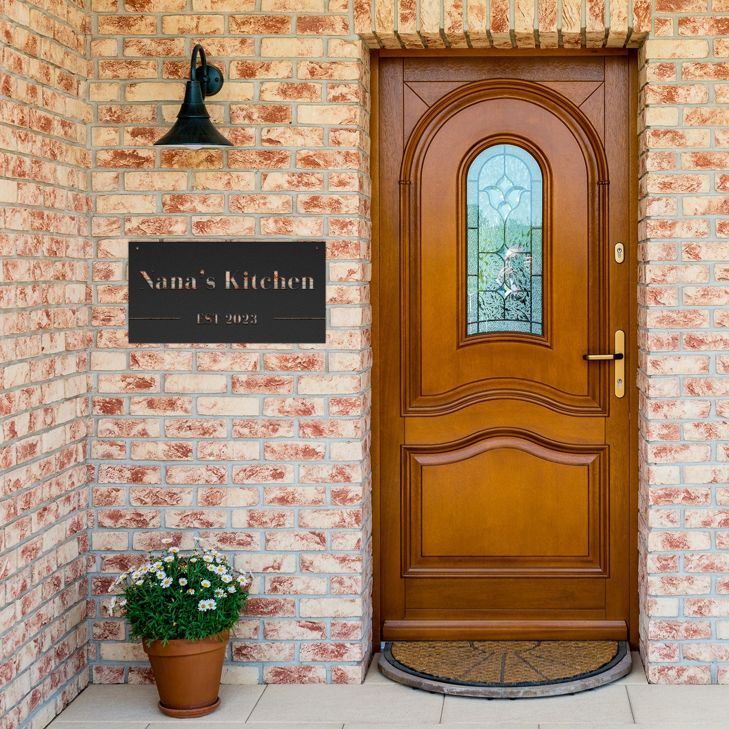 10172 - * Custom Kitchen Rectangular Metal Sign