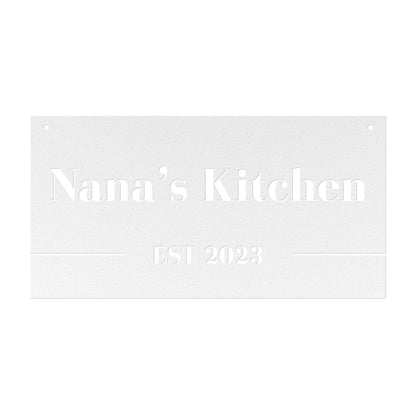 10172 - * Custom Kitchen Rectangular Metal Sign
