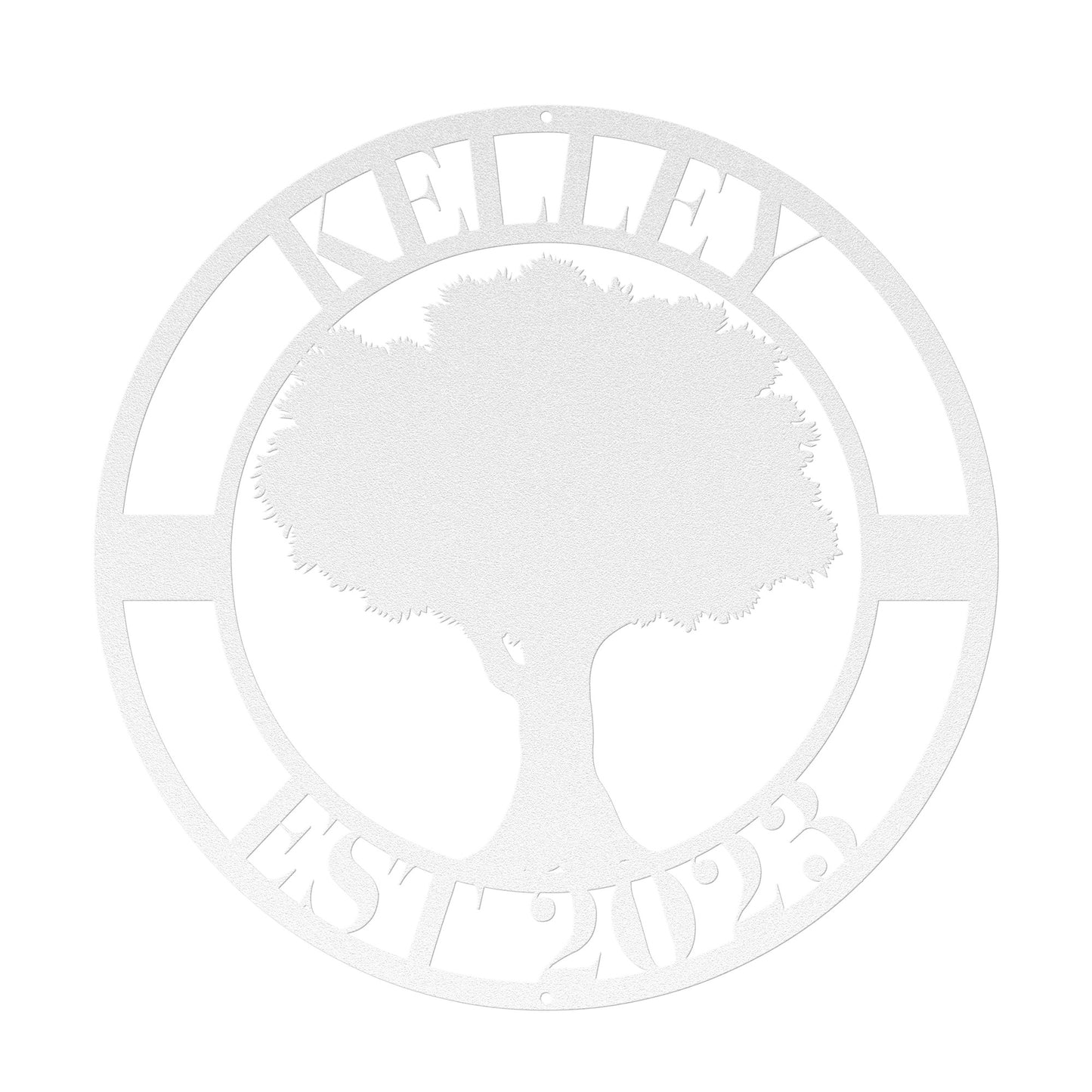 10035 - * Custom Oak Tree Family Name Sign