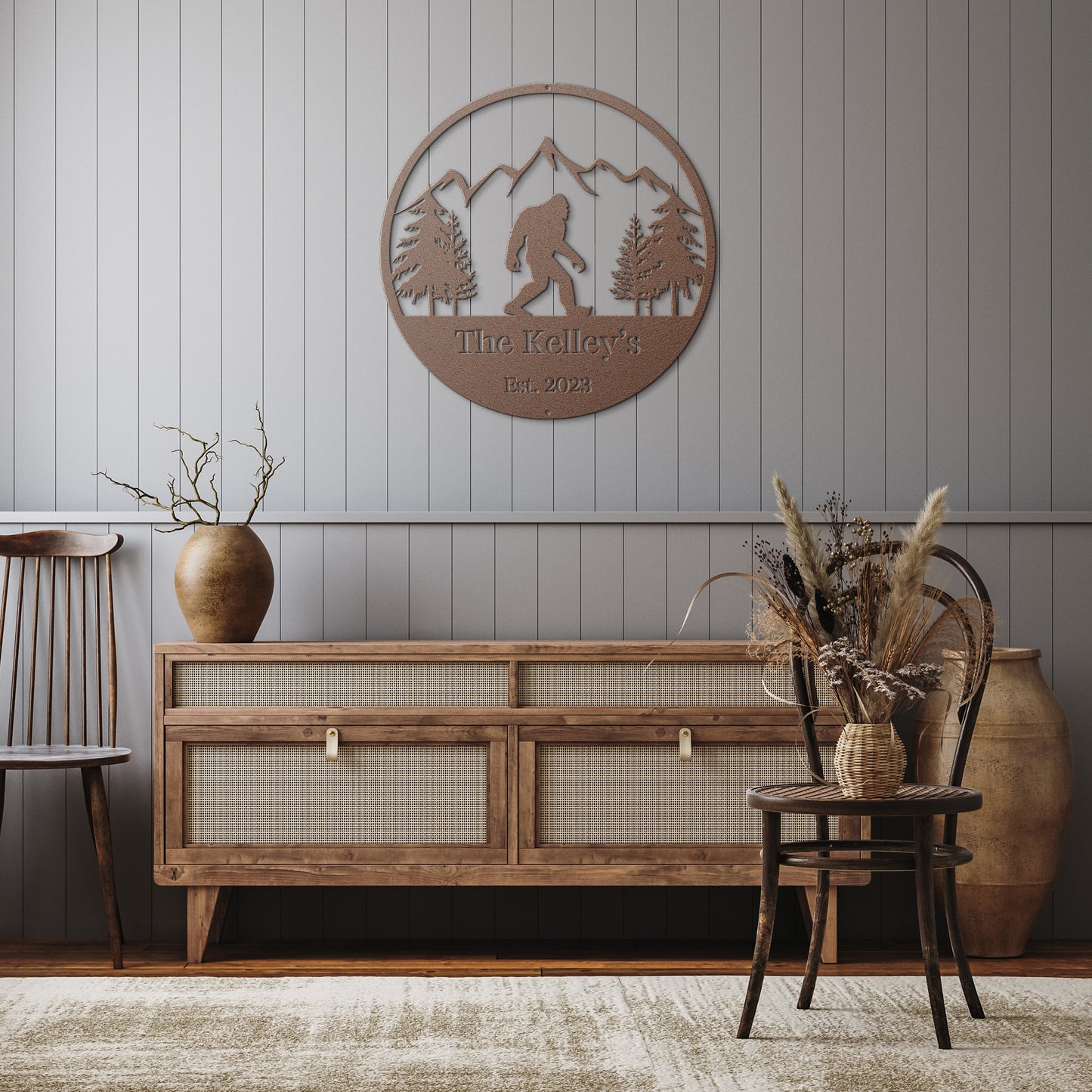 10165 - * Custom Sasquatch Mountain Metal Sign