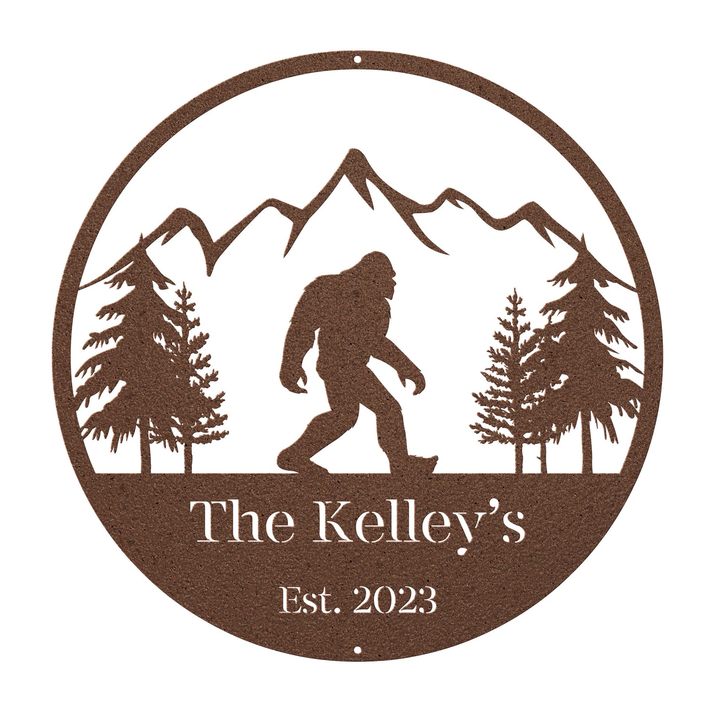 10165 - * Custom Sasquatch Mountain Metal Sign