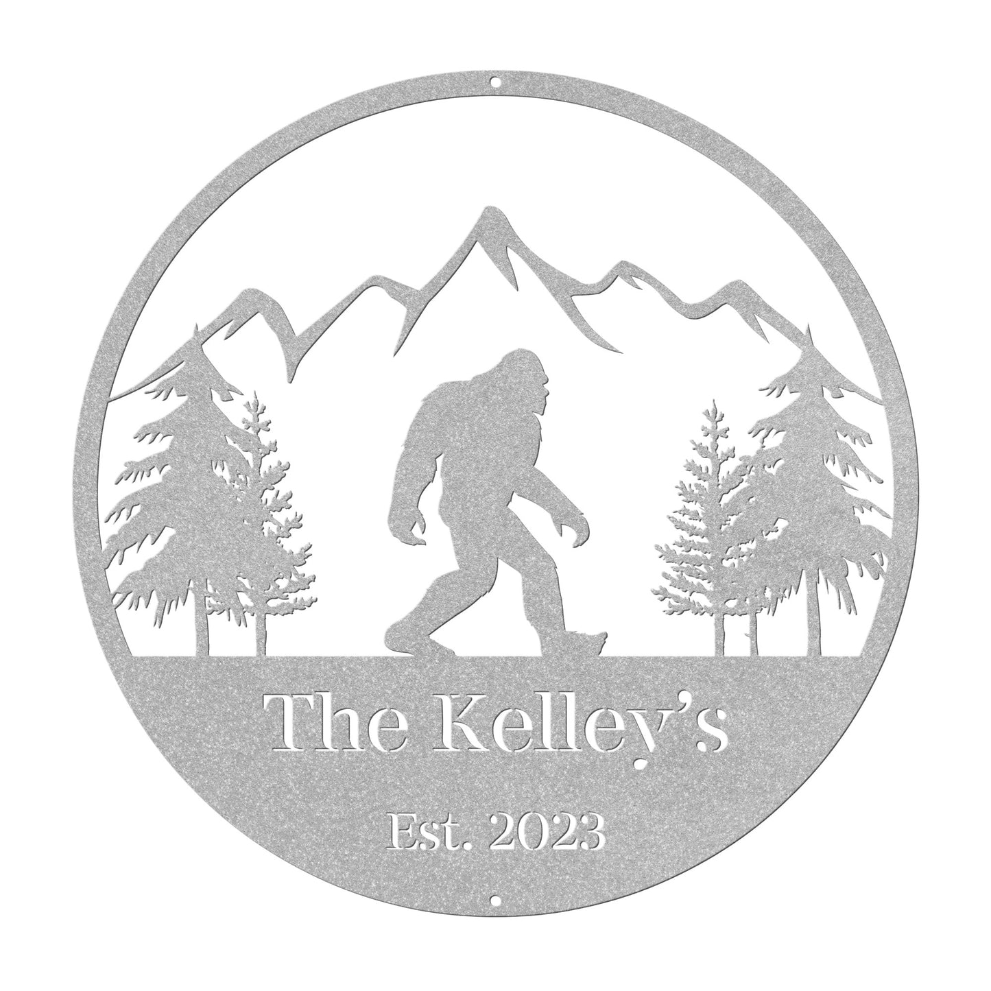 10165 - * Custom Sasquatch Mountain Metal Sign