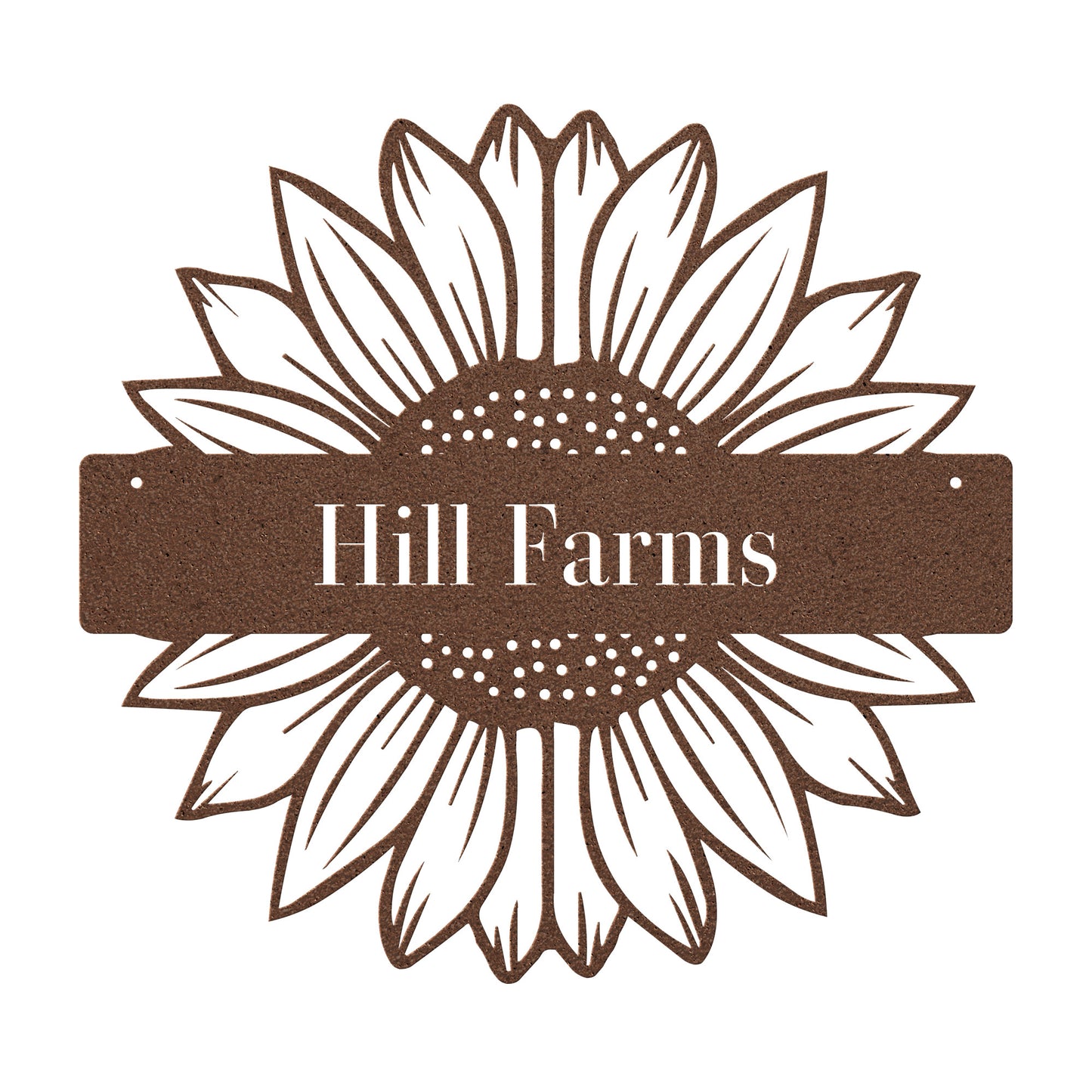 10159 - * Custom Sunflower Split Farm Sign