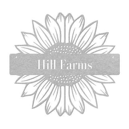 10159 - * Custom Sunflower Split Farm Sign