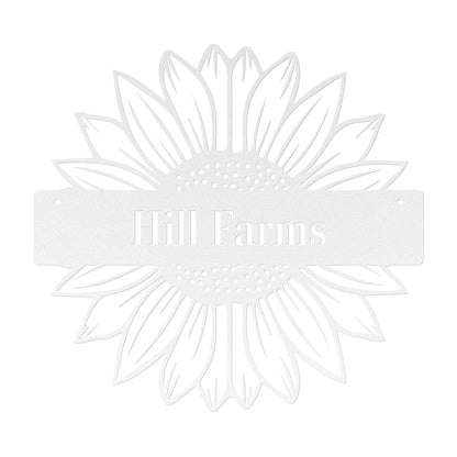 10159 - * Custom Sunflower Split Farm Sign