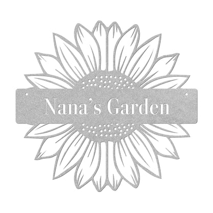 10457 - Sunflower Split Custom Garden Sign