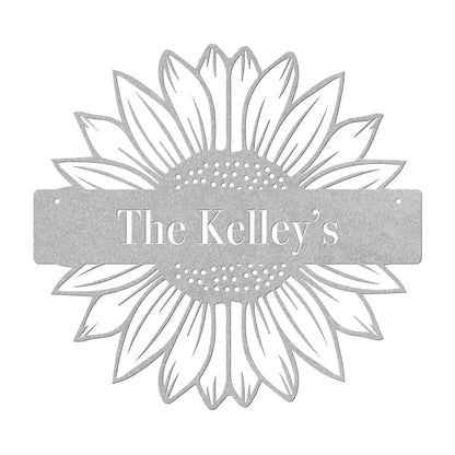 10460 - Sunflower Split Custom Name Sign