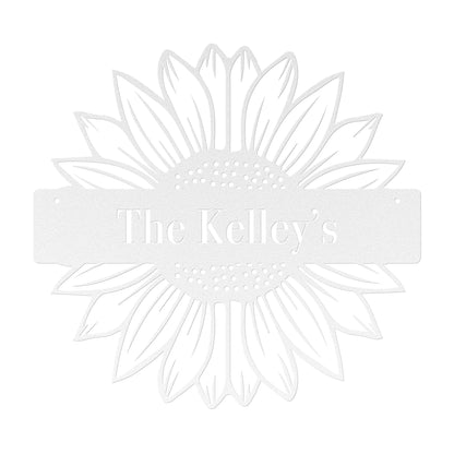 10460 - Sunflower Split Custom Name Sign