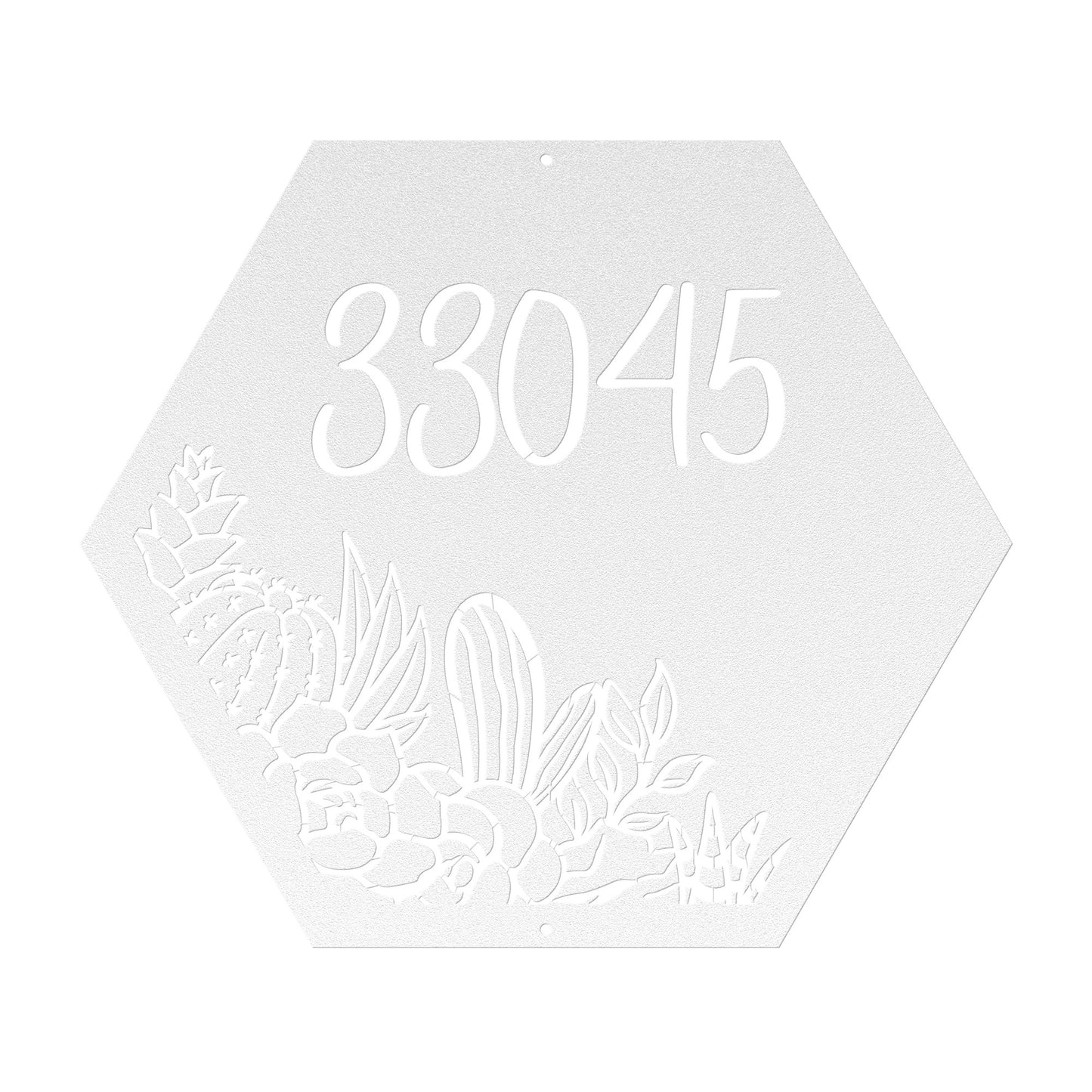 10042 - * Custom Western Cactus Scene Address Sign