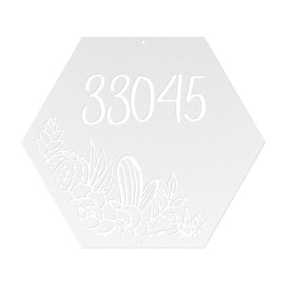 10042 - * Custom Western Cactus Scene Address Sign