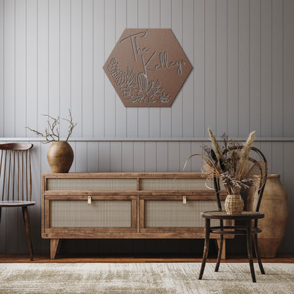 10043 - * Custom Western Cactus Scene Name Sign