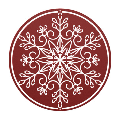 10157 - * Detailed Snowflake Metal Sign