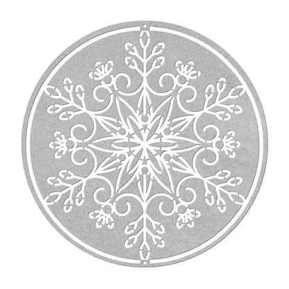 10157 - * Detailed Snowflake Metal Sign