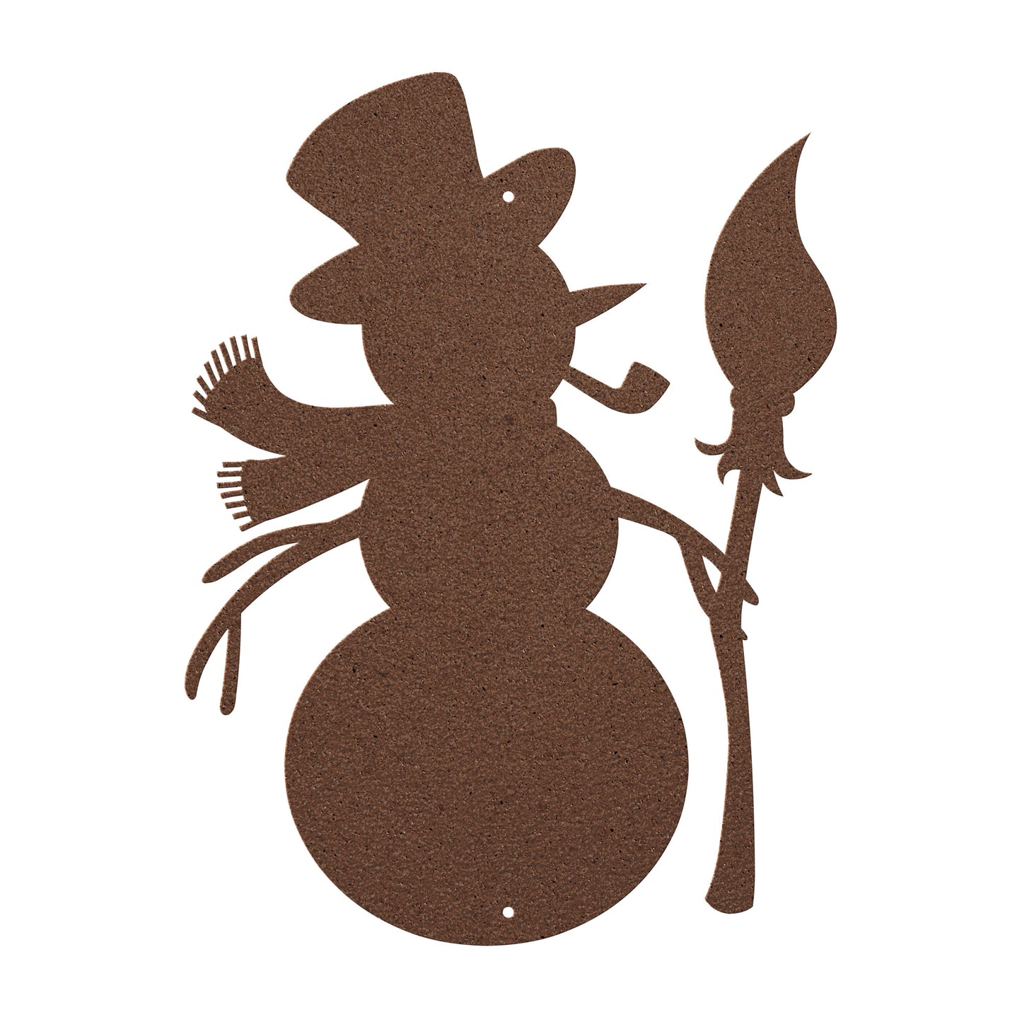 10156 - * Detailed Snowman Metal Sign
