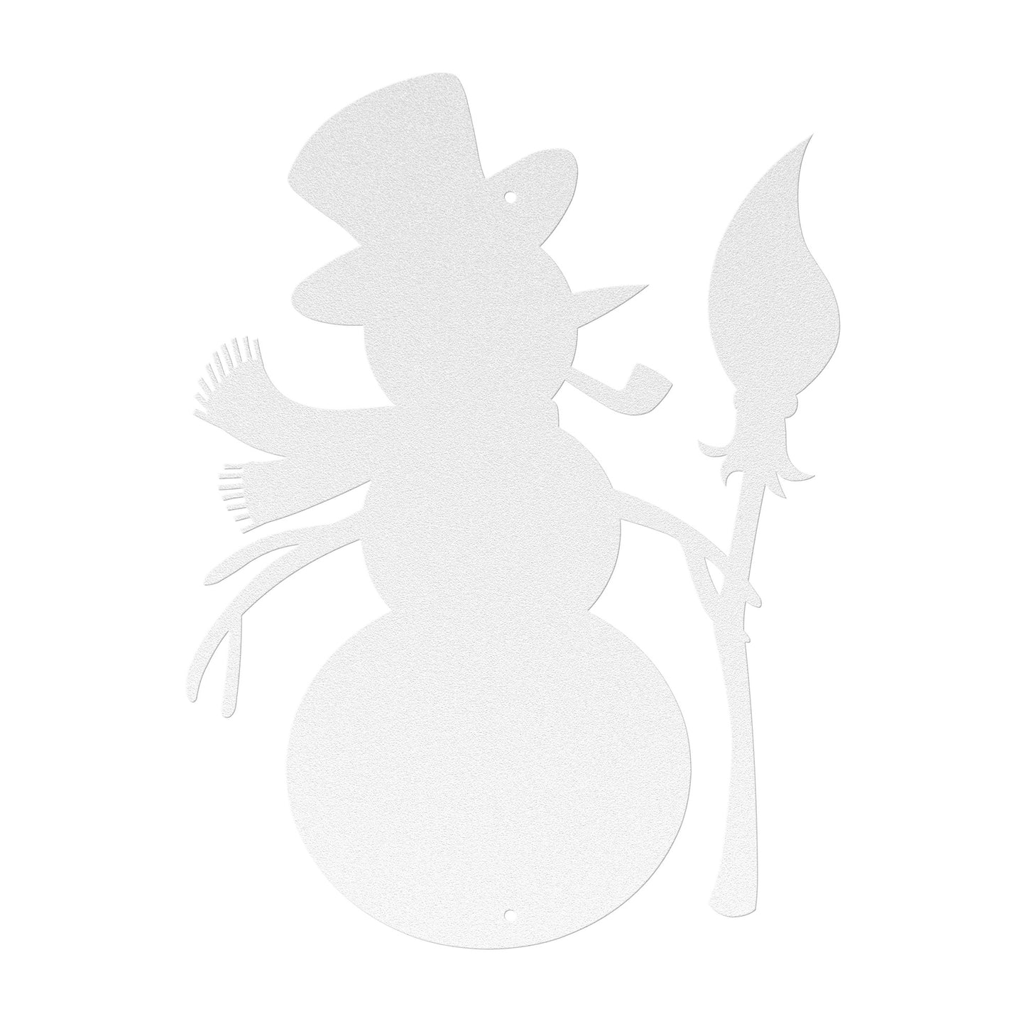 10156 - * Detailed Snowman Metal Sign