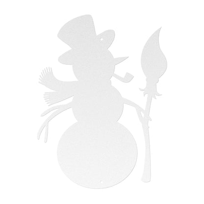 10156 - * Detailed Snowman Metal Sign