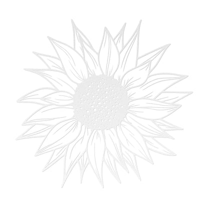 10104 - Detailed Sunflower Metal Sign
