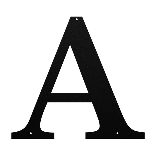 10154 - * Elegant Monogram Metal Sign