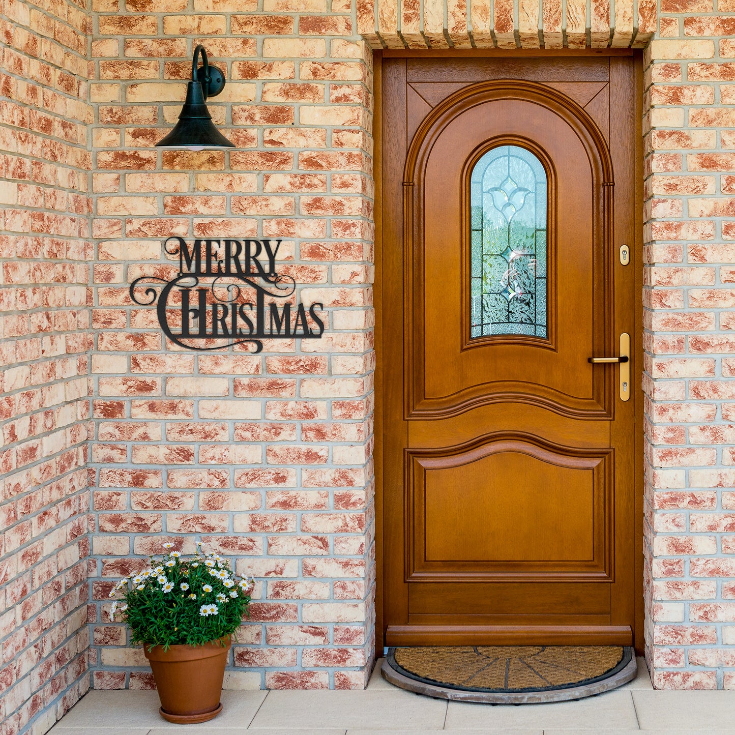 10092 - Merry Christmas Script Wall Art