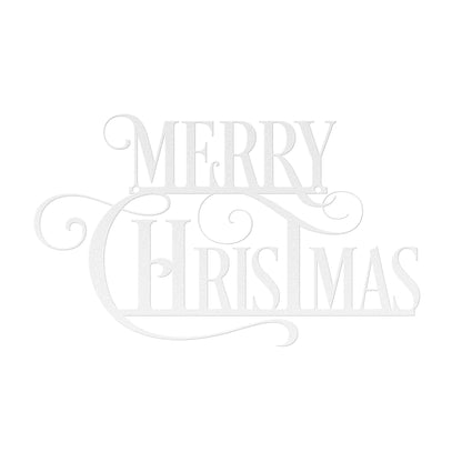 10092 - Merry Christmas Script Wall Art