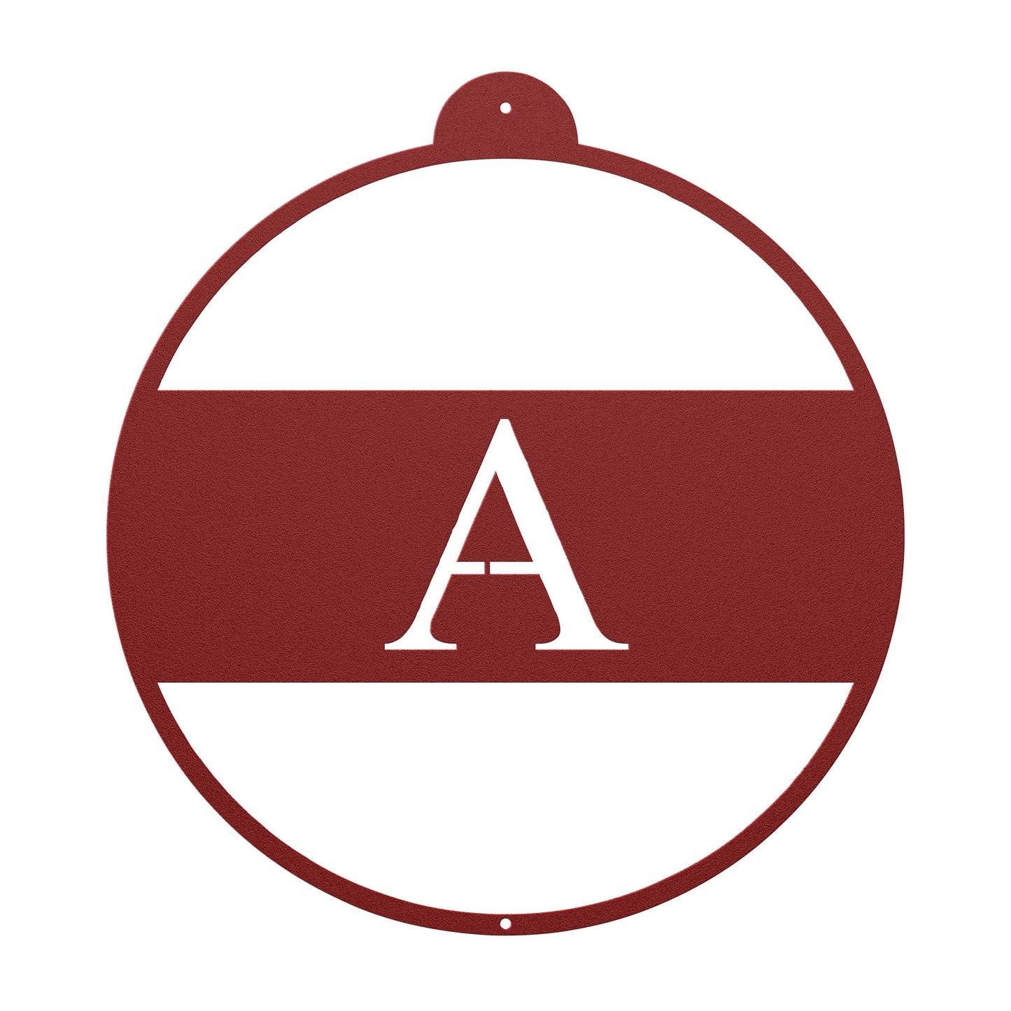 10116 - Christmas Monogram Ornament Sign