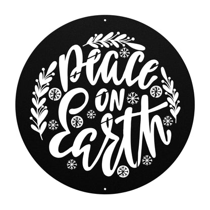 10081 - Peace on Earth Metal Wall Art