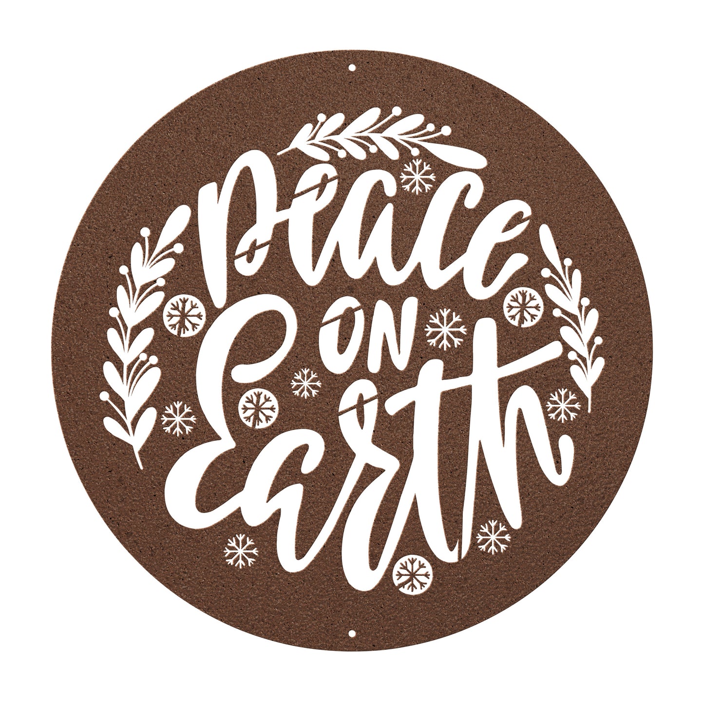 10081 - Peace on Earth Metal Wall Art