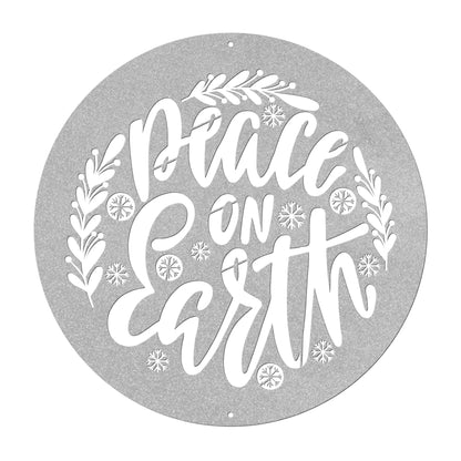 10081 - Peace on Earth Metal Wall Art