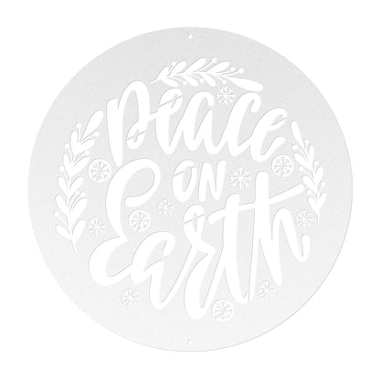 10081 - Peace on Earth Metal Wall Art