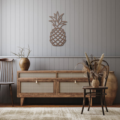 10079 - Pineapple Outline Metal Sign