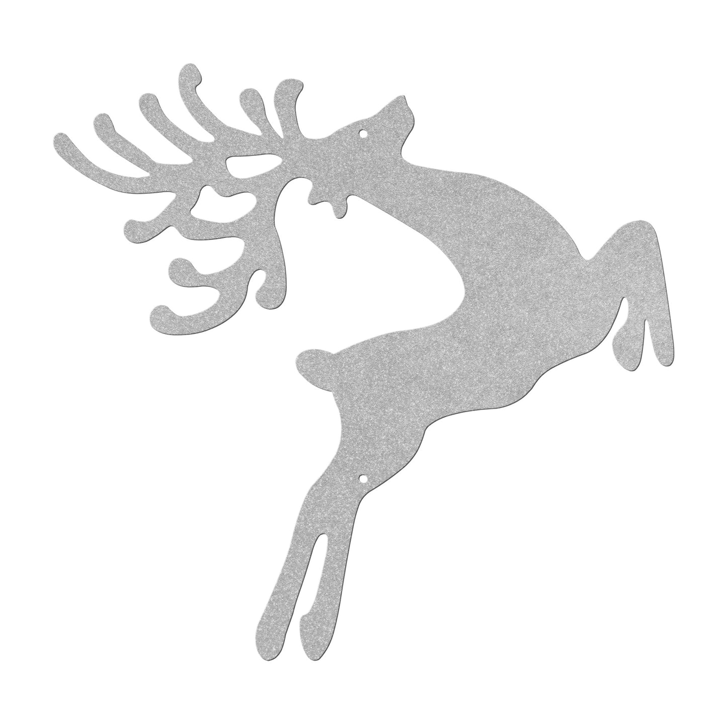 10078 - Prancing Reindeer Christmas Metal Sign