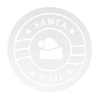 10064 - Santa Mail Circular Christmas Sign