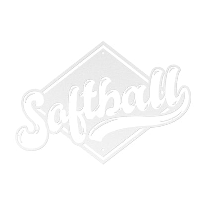 10058 - Softball Sport Metal Sign