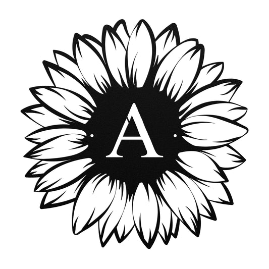 10016 - Sunflower Family Monogram Sign